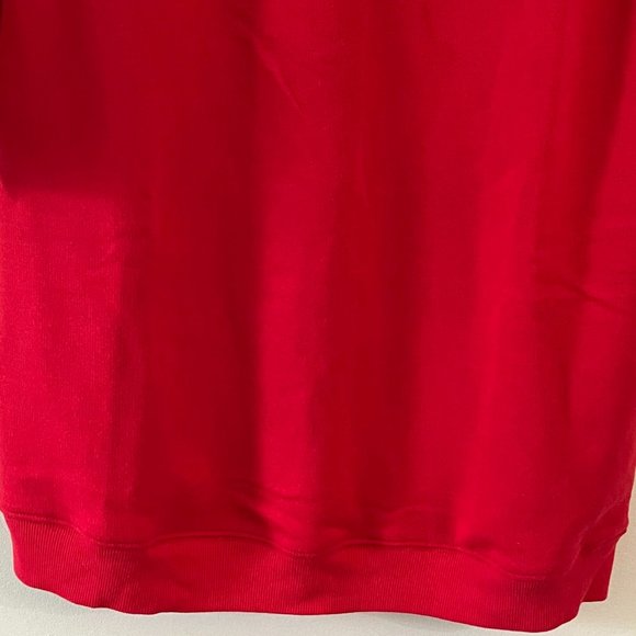 NWT No Comment Long Sleeve Red Sweater Dress sz XL - Picture 3 of 11